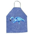 thumbnail image 1 of 27 H x 31 W in. Flamingo On Slate Blue Apron, 1 of 1
