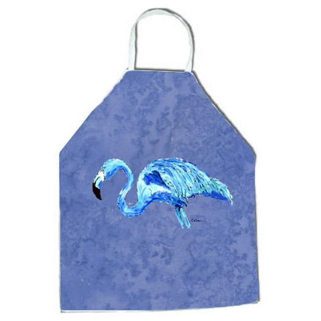 27 H x 31 W in. Flamingo On Slate Blue Apron