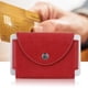 thumbnail image 1 of Estuche para tarjetas con clip Jadeshay billetera de cuero retro para hombre RFID, 1 of 11