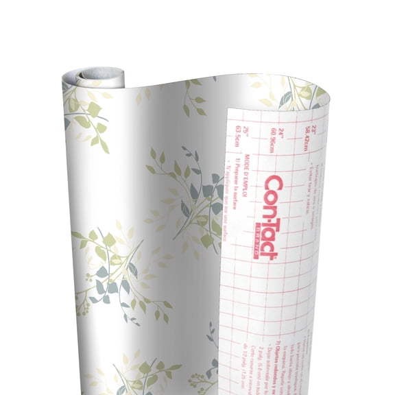 Con-Tact Brand Creative Self- Adhesive Vinyl Drawer and Shelf Liner, Aspen Aloe 18 in x 9 ft.