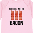 thumbnail image 4 of Inktastic You Had Me At Bacon Funny Bacon Lover Gift Boys or Girls Long Sleeve Baby Bodysuit, 4 of 5