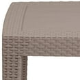 thumbnail image 3 of Table basse en fausse rotin gris clair, 3 of 9