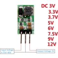 thumbnail image 2 of HUGFEGWE Step-Down Module 1A DC 6.5-40V to DC 3V 3.3V 3.7V 5V 6V 7.5V 9V 12V DC to DC Converter Step-Down Module with Solder Header (Color : 3.3V) CJB91-135421, 2 of 6