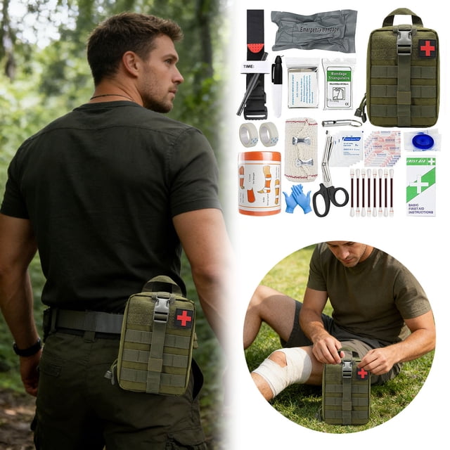 Klonfd Gear With Function For Outdoor Adventure Camping Hiking Emergency Preparedness(3ML)