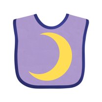 Inktastic Cute Yellow Moon Boys or Girls Baby Bib