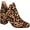 Leopard Faux Suede, variant on Women's Journee Collection Gwenn Heeled Ankle Bootie Olive Faux Suede 8.5 M