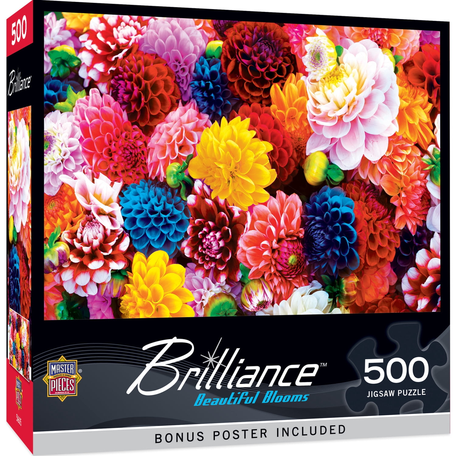 MasterPieces 500 Piece Jigsaw Puzzle - Beautiful Blooms - 15"x21"