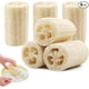 thumbnail image 1 of 6 pieces of loofah (length 7.5cm diameter 4-6cm) natural dishwashing sponge loofah sponge brush kitchen cleaning / shower cleaning / loofah dishwashing sponge DIY production, 1 of 5