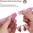 thumbnail image 3 of Collar de gato para cachorros de mascotas pequeñas, compatible con correa de nailon reflectante suave y duradera, 3 of 5