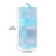 thumbnail image 3 of Bolsa de malla para bolígrafos | Organizador de estuche cilíndrico transparente | Soporte de papelería de gran capacidad para estudiantes y oficina | Bolsa de gasa redonda duradera | 20x9.5x9.5cm, 3 of 6