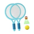 thumbnail image 4 of Colaxi Badminton Rackets for Children Kids Tennis Racket Beach Toys with Shuttlecocks and Tennis Balls for Beginner Playground Beach, 4 of 8