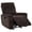 Dark Brown, variant on Navarro Chenille Upholstered Glider Recliner Dark Brown