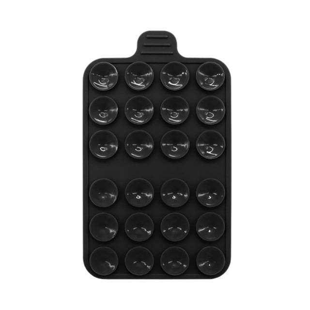 Bearachild Soporte móvil fácil de limpiar del gel de silicona para mantener el dispositivo seguro y el tenedor de ventosa móvil de las paredes Relojes inteligentes Negro PC 1