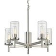 thumbnail image 5 of Golden Lighting Winslett 5-light Chandelier in Pewter, 5 of 6