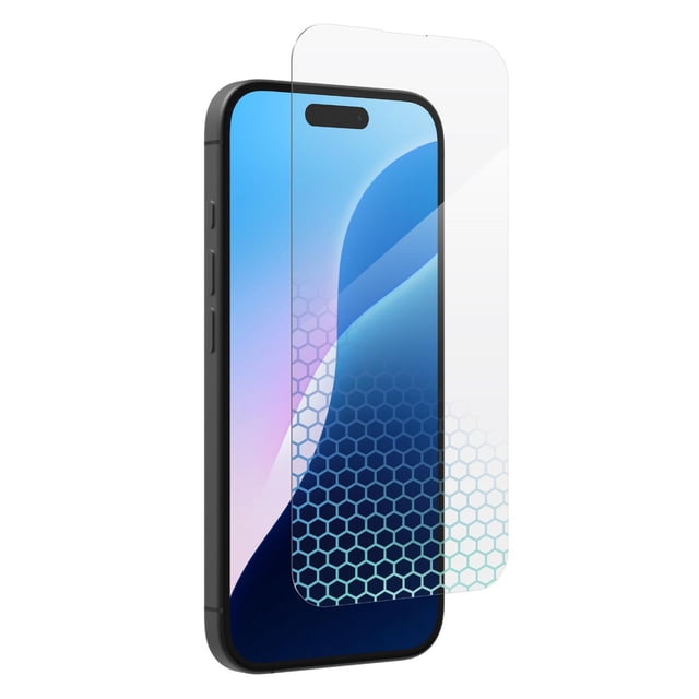 Mica Zagg Glass XTR4 para iPhone 16 azul