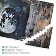 thumbnail image 3 of 500 PCS Lonely Astronaut 500 Piece Wood Puzzle For Adult,Unique And Beautiful Design,Feel The Loneliness Of The Universe And Astronauts,Puzzles Suitable For Entertaining With Family During Holidays, 3 of 6