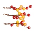 thumbnail image 1 of simhoa 3 Pcs Épingles à Cheveux Houx Femme Bâtons de Cheveux de Mariée Rouge et Orange Rouge et Orange, 1 of 8