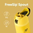 thumbnail image 3 of Owala Harry Potter FreeSip Insulated Stainless Steel Water Bottle with Straw, BPA-Free Sports Water Bottle, Great for Travel, 24 oz, Hufflepuff, 3 of 5