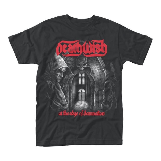 Deathwish - Camiseta At The Edge Of Damnation para Adultos Unisex (Negro)