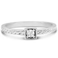 thumbnail image 4 of SuperJeweler Diamond Solitaire Promise Ring In White Gold for Women, 4 of 8