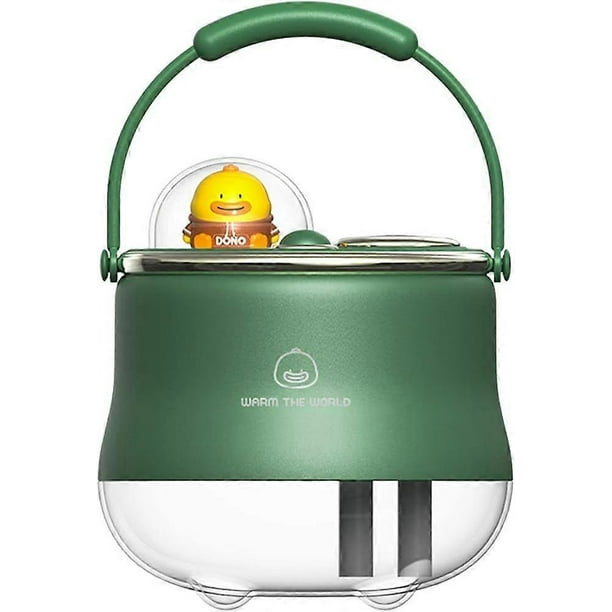 Humidifiers for Bedroom 400mL Double Spray Humidifiers with Warm White Light Cute Animal Shaped Cool Mist Humidifier Portable Low Noise Desk Humidifie