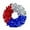 9.84x2.36in, variant on United States Independence Day Patriotic Wreath Garland - Indoor/Outdoor Hanging Decoration for Fireplace, Door, Wall - Weather-Resistant Memorial Day, Labor Day, Veterans Day Decor