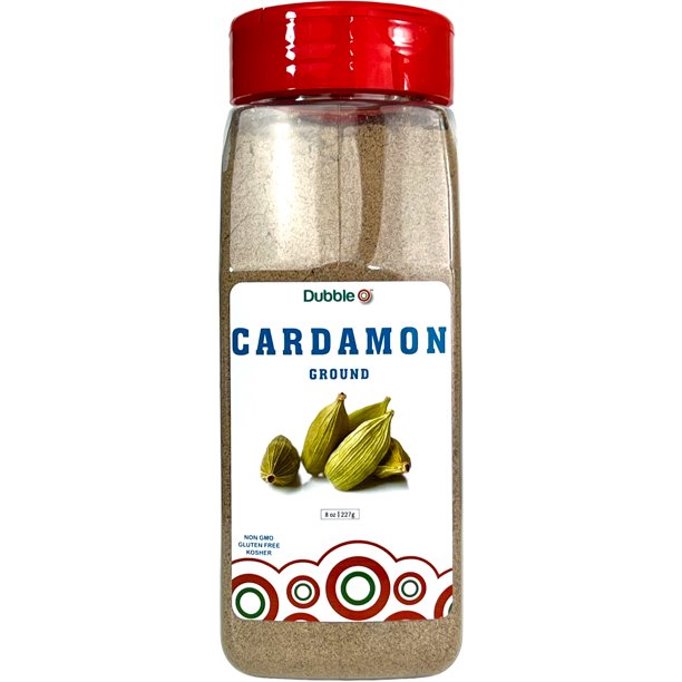 Ground Cardamom Powder 8 oz. Non GMO, Kosher, Halal, and Gluten