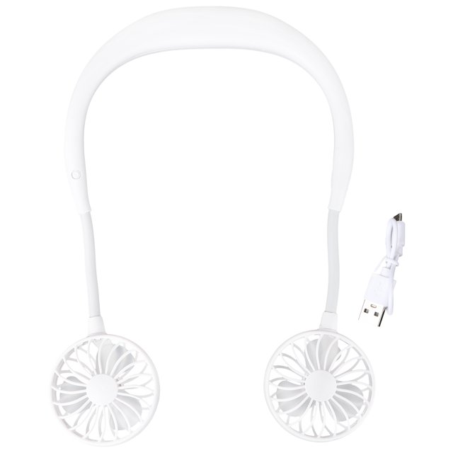 Hand Free Personal Fan Headphone Design Wearable Portable Neckband Mini Fan With USB Rechargeable