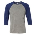 thumbnail image 1 of Canvas Mens 3/4 Sleeve Baseball T-Shirt, 1 of 3