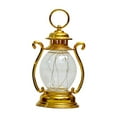 thumbnail image 2 of Electronic Table Lantern Lights Hanging Lamp Retro for Tent Camping Wedding Aureate, 2 of 10