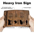 thumbnail image 6 of 1PC Vintage Metal Tin Sign Iron Wall Decor for Bars Restaurants Cafes Pubs Rectangle Cooking Thermometer Pattern Other Animal 300x200x0.5mm, 6 of 8