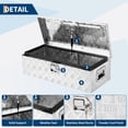thumbnail image 3 of BeesClover sous-Corps Camion Tool Box Aluminium Robuste Remorque Tool Box pour Lit de Camionnette, 3 of 8