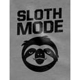 thumbnail image 2 of Women's Sloth Mode Hoodie Sloth Lover Hooded Top Small Pink, 2 of 5