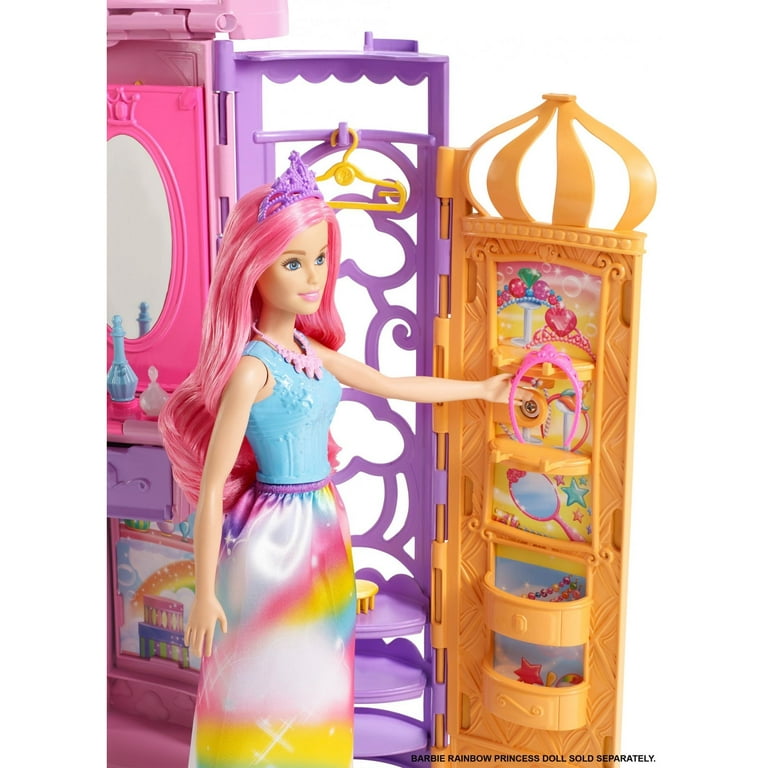 Recuento Seminario Adoración Barbie Dreamtopia Castle Portable Playset with Transforming Features -  Walmart.com