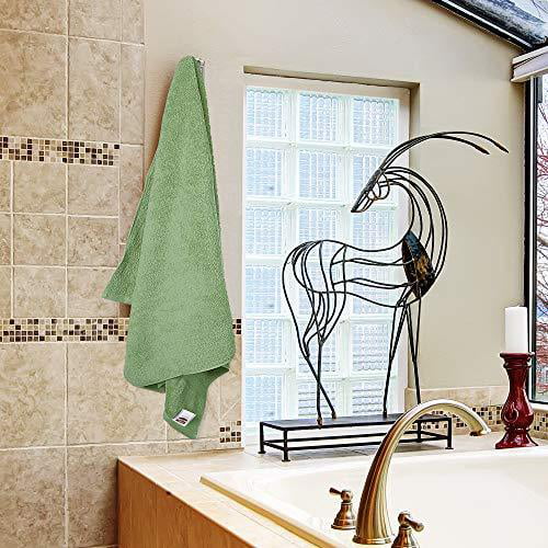 White 6-Piece Towel Set  Bathroom Kitchen 100% Premium Cotton 600 GSM 
