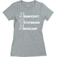 thumbnail image 2 of MOM Magnificent Outstanding Marvelous Printed Tshirt Mothers Day Gift T-Shirt Short Sleeve T-shirt Soft and Comfy Shirt, Lightweight Shirt Color Sport Gray Medium, 2 of 3