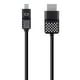 thumbnail image 1 of Cable Belkin Mini DisplayPort a HDMI 4K de 1,8 m, color blanco y negro, 1 of 9