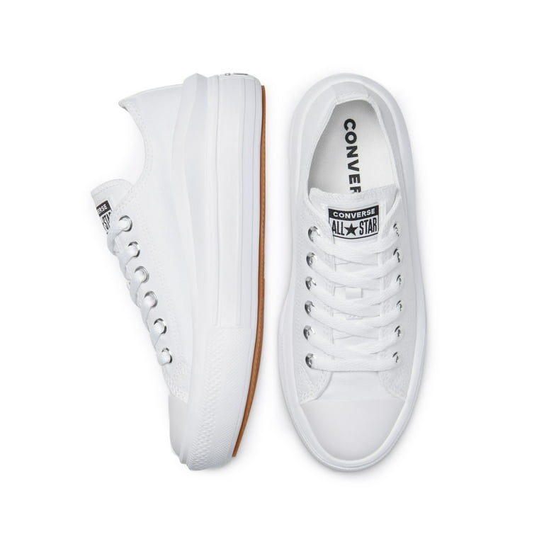 Converse Chuck Taylor All Star Low Move White Platform Sneakers