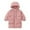 Pink, variant on REDARER Girls Long Puffer Coat, Thickened Hooded Down Jacket for Kids, Warm Winter Outerwear for Cold Weather Comfort,Size:3-4 Years