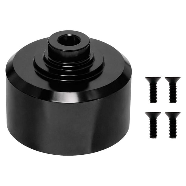 Caja de diferencial metálica para RC, robusta para escala 1:10 (10208). Accesorios profesionales. Negro
