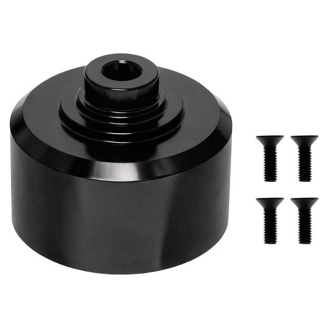Carcasa de diferencial de alta calidad para vehículos eléctricos a escala 1/10 10208 Accesorios para modelos Carcasa de diferencial metálica robusta y Negro