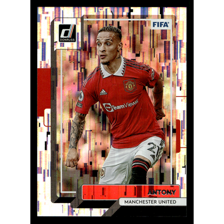 2023 Panini Donruss Soccer Antony #136 Optic Holo Trading Card Manchester United Premier League