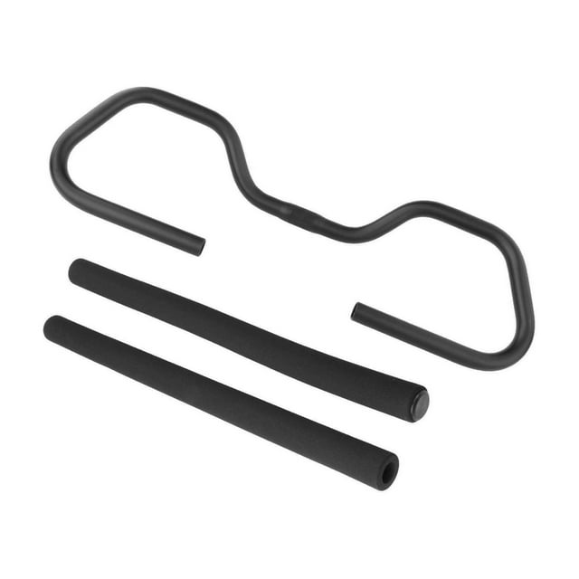 Poignées de Guidon Papillon 25,4x600mm pour Randonnée Vélo de Tourisme Course Bar VTT Randonnée Sable Noir