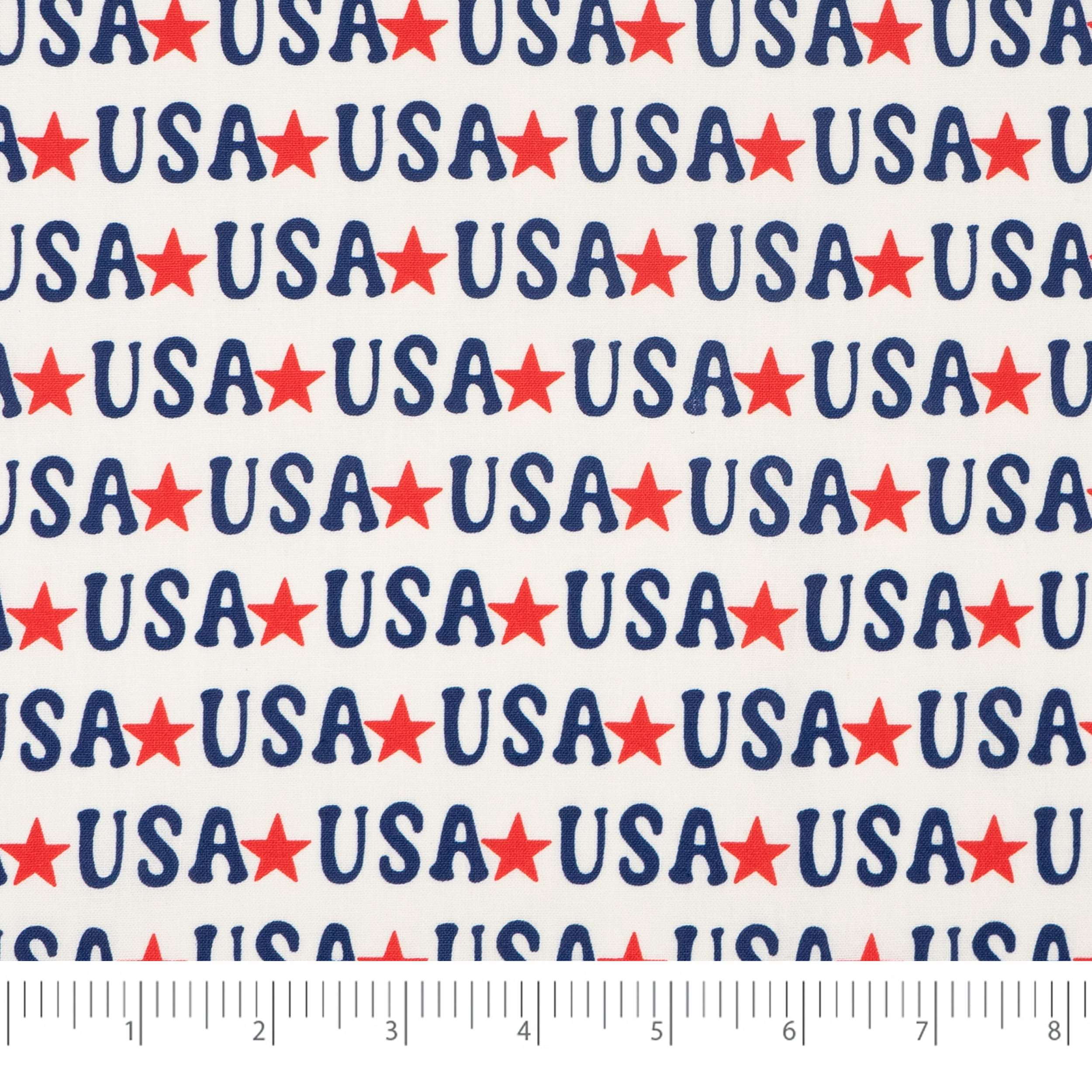 Singer, 100% Cotton, Starred Usa, Cut by Yard