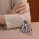 thumbnail image 5 of GOOHOCHY 50 bolsitas de organza con estampado de pata para joyería, con cordón ajustable, para guardar dulces, bodas, cumpleaños, fiestas y regalos., 5 of 8