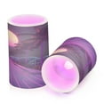 thumbnail image 7 of Yayeee Flameless Candles with Remote Flickering Battery Operated Multi Color Changing, Black Neon Road, 7 of 7