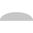 thumbnail image 5 of Ekena Millwork 74"W x 19-1/2"H x 2"P Elliptical 4 Spoke Architectural Grade PVC Pediment, 5 of 7