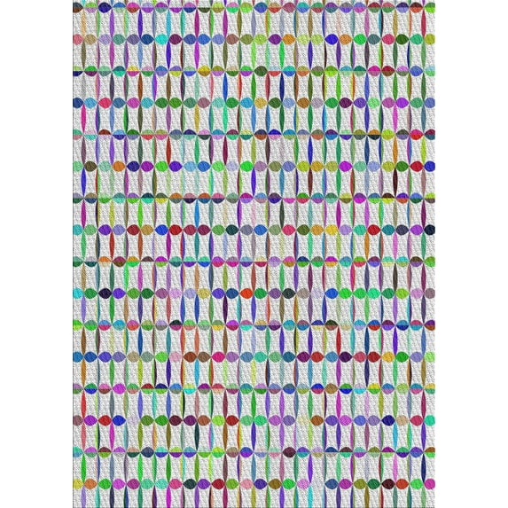 Ahgly Company Indoor Rectangle Patterned French Lilac Purple Area Rugs, 2' x 4'