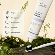 Boka Probiotic Toothpaste, Nano Hydroxyapatite Toothpaste, Fluoride Free, Dental Probiotics, Peppermint Blossom, 3.4oz