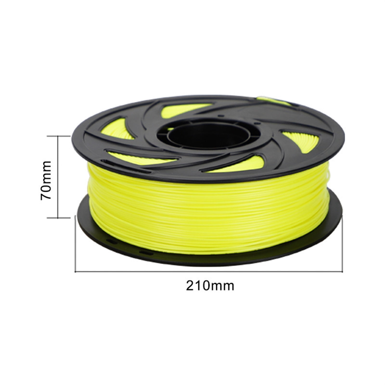 Glow in the Dark 3D Printer Filament PLA Luminous Filament 1.75mm Dimensional Accuracy +/- 0.02mm 1kg Spool for 3D Printing